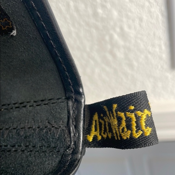 Dr. Martens Black Combat Boots with Polished Leather - Picture 8 of 8